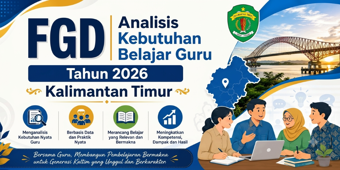 Tingkatkan Mutu Pendidikan Bontang, Kepala SDN 010 Bontang Selatan Hadiri FGD Analisis Kebutuhan Belajar Guru Kaltim 2026