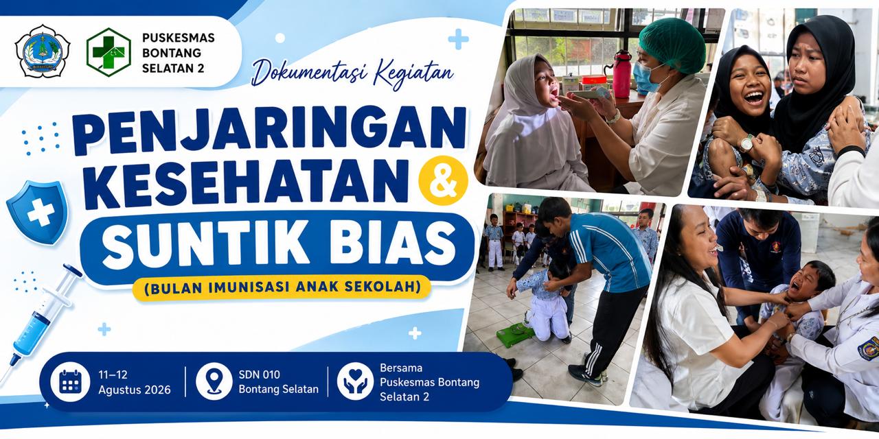 SDN 010 Bontang Selatan Gelar Penjaringan Kesehatan dan Imunisasi BIAS